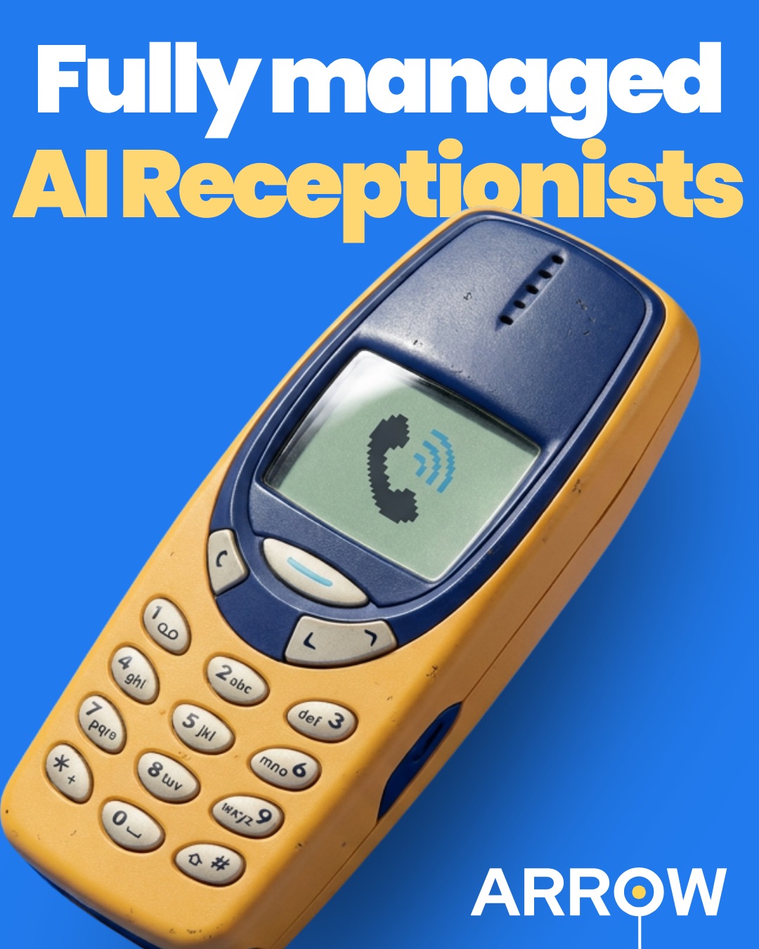 Arrow — fully managed AI receptionists that answer every call for your business